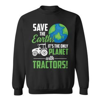 Tractor Png Sweatshirt | Mazezy
