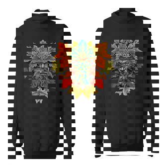 Traditional Pagan Celtic Greenman Sweatshirt - Seseable