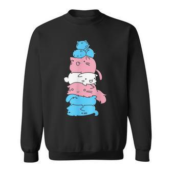 Transgender Cats Transgender Colours Sweatshirt - Seseable