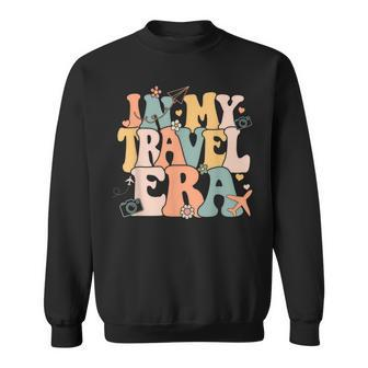 In My Travel Era Airplane Adventure For Family Vacation Trip Sweatshirt - Thegiftio UK