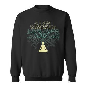 Tree Of Life Yoga Zen Meditation Buddhism Spiritual Sweatshirt - Monsterry DE