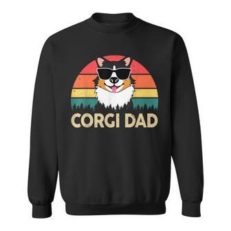 Tricolor Corgi Dad Pembroke Welsh Corgi For Lover Sweatshirt | Seseable CA