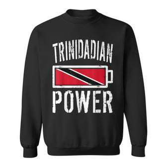 Trinidad & Tobago Flag Trinidadian Power Battery Proud Sweatshirt - Monsterry AU
