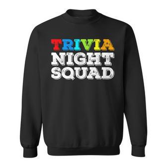 Trivia Night Squad Quiz Game Enthusiast Sweatshirt - Monsterry