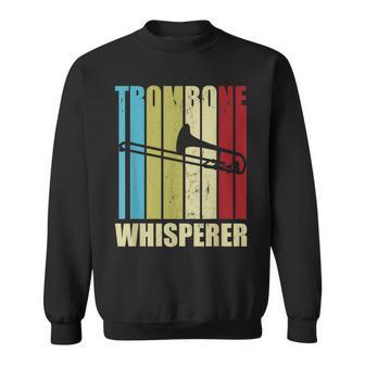 Trombone Whisperer Trombonist Musician Trombone Sweatshirt - Monsterry