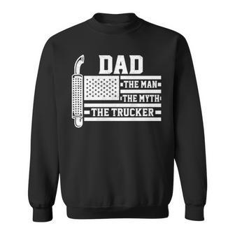 Trucker Truck Transportation Polo Sweatshirt | Mazezy