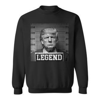 Trump 2024 Hot President Legend Trump Arrested Sweatshirt - Seseable