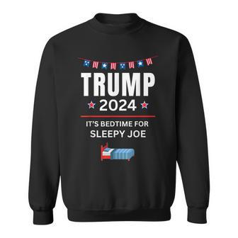 Trump 2024 Anti Sleepy Joe Biden Pro Trump Republican Sweatshirt - Seseable