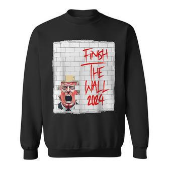 Trump Finish The Wall 2024 Sweatshirt | Mazezy