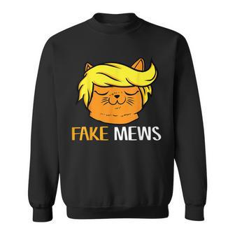 Trump Hair Cat 45 2020 Fake News Cool Pro Republicans Sweatshirt - Monsterry AU