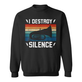Tubista I Destruir El Silencio Tuba Camisa de entrenamiento - Regaloses