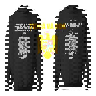 Tuica Va Rog Romanian Souvenir Coat Of Arms Of Romania Sweatshirt - Thegiftio