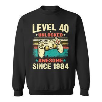 Turning 40 Birthday Decorations 40Th Bday 1984 Birthday Sweatshirt - Monsterry DE