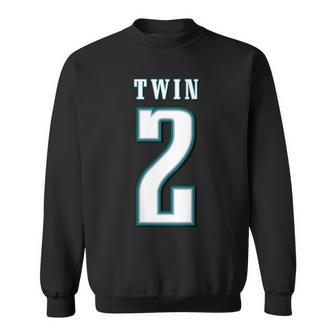 Twin 2 Matching Adult Kid Jersey Twin Apparel Sweatshirt - Monsterry CA