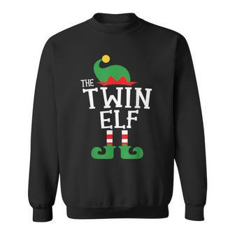 Twin Elf Family Christmas Matching Top Sweatshirt - Monsterry