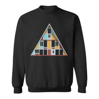 Two-Bar Town s A-Frame House Sweatshirt - Monsterry