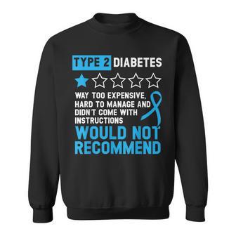 Type 2 Diabetes T2d Warrior Diabetes Awareness Sweatshirt - Monsterry