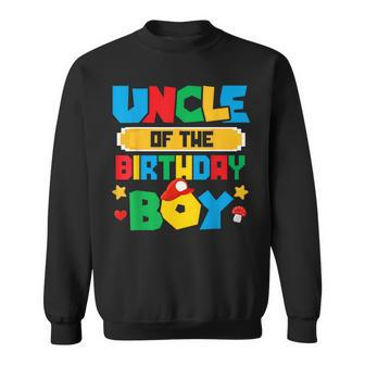 Uncle Of The Birthday Boy Game Gaming Family Matching Sweatshirt - Seseable