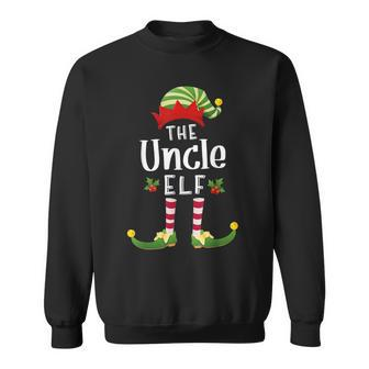Uncle Christmas Elf Matching Pajama X-Mas Party Sweatshirt - Monsterry