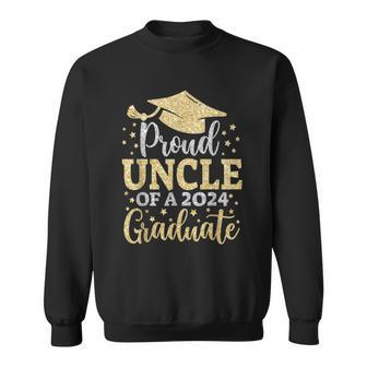 Uncle Senior 2024 Proud Uncle Of A Class Of 2024 Graduate Sweatshirt - Monsterry DE