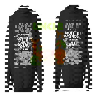 Uncle Of The Wild One Zoo Birthday Safari Jungle Animal Sweatshirt | Seseable FR