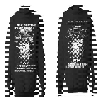 Never Underestimate The Power Of A Woman With A Labrador Retriever Sweatshirt | Mazezy