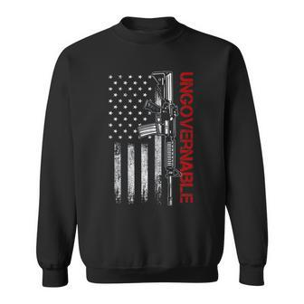 Ungovernable Become Ungovernable American Us Flag s Sweatshirt - Monsterry UK