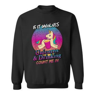 Unicorns And Beer Drinking Unicorn T Sweatshirt - Monsterry DE
