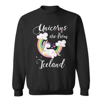 Unicorns Are From Iceland Home Country Icelandic Pride Sweatshirt - Monsterry DE