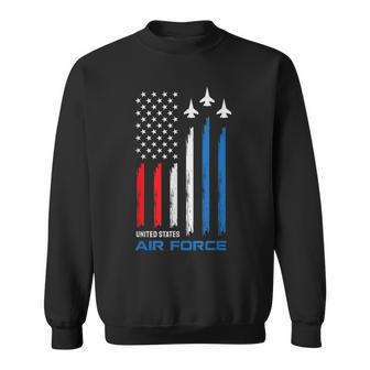 United States Air Force American Usa Flag Independence Sweatshirt - Monsterry UK