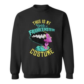 Universal Monsters Frankenstein Bride Costume Sweatshirt - Monsterry AU
