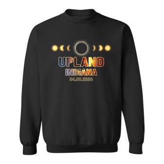 Upland Indiana Total Solar Eclipse April 8 2024 Sweatshirt | Mazezy