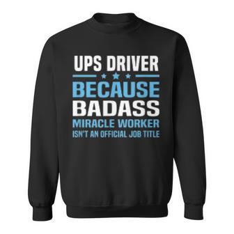Ups Driver Sweatshirt - Monsterry