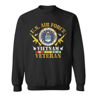 Us Air Force Vietnam Veteran Vintage Flag Veterans Day Mens Sweatshirt - Monsterry CA