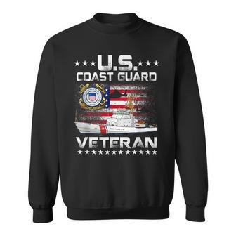 Us Coast Guard Veteran Vet Uscg Vintage Sweatshirt - Monsterry