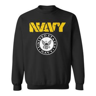 Us Navy Original Navy Logo Navy Sweatshirt - Monsterry AU
