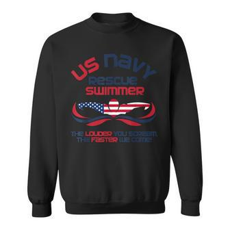 Us Navy Rescue Swimmer Navy Rescue Swimmer Sweatshirt - Monsterry DE