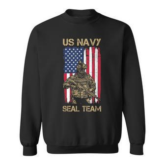 Us Navy Seals Team Proud American Flag Original Sweatshirt - Monsterry