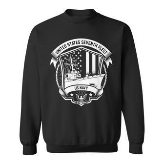 Us Navy Seventh Fleet Sweatshirt - Monsterry CA