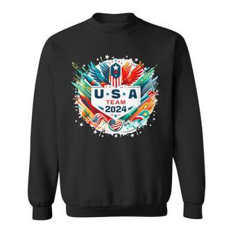 Usa 2024 Go United States Sport Usa Team 2024 Usa Sweatshirt | Mazezy DE