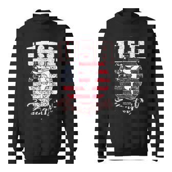 Usa American Flag Gymnastics Gymnast 4Th Of July Sweatshirt | Mazezy