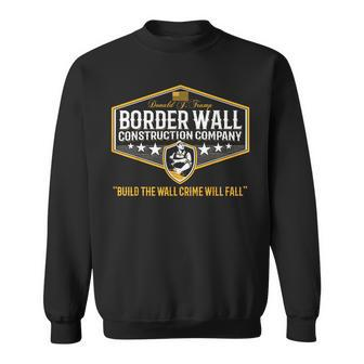 Usa Donald Trump Border Wall Construction Co Sweatshirt - Monsterry