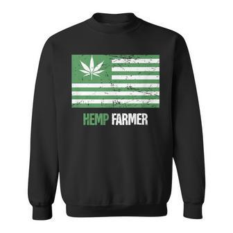 Usa Hemp Farming Organic Horticulture Hemp Farmer Sweatshirt - Monsterry CA