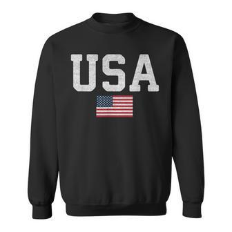 Usa Patriotic American Flag 4Th Of July Independence Day Sweatshirt - Monsterry AU
