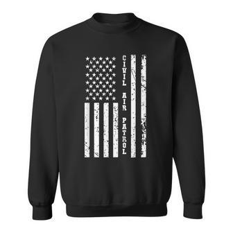 Usaf Cap United States Air Force Civil Air Patrol W Us Flag Sweatshirt - Monsterry