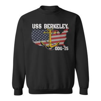Uss Berkeley Ddg-15 Destroyer Veteran Day Father Grandpa Dad Sweatshirt - Monsterry DE