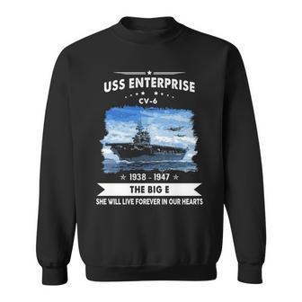 Uss Enterprise Cv Sweatshirt | Mazezy