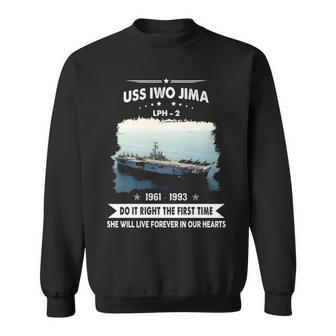 Uss Iwo Jima Lph Sweatshirt | Mazezy