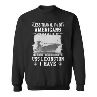 Uss Lexington Cv 2 Sunset Sweatshirt | Mazezy