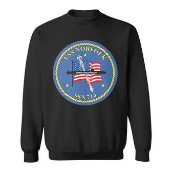 Uss Norfolk Ssn714 Sweatshirt - Monsterry UK